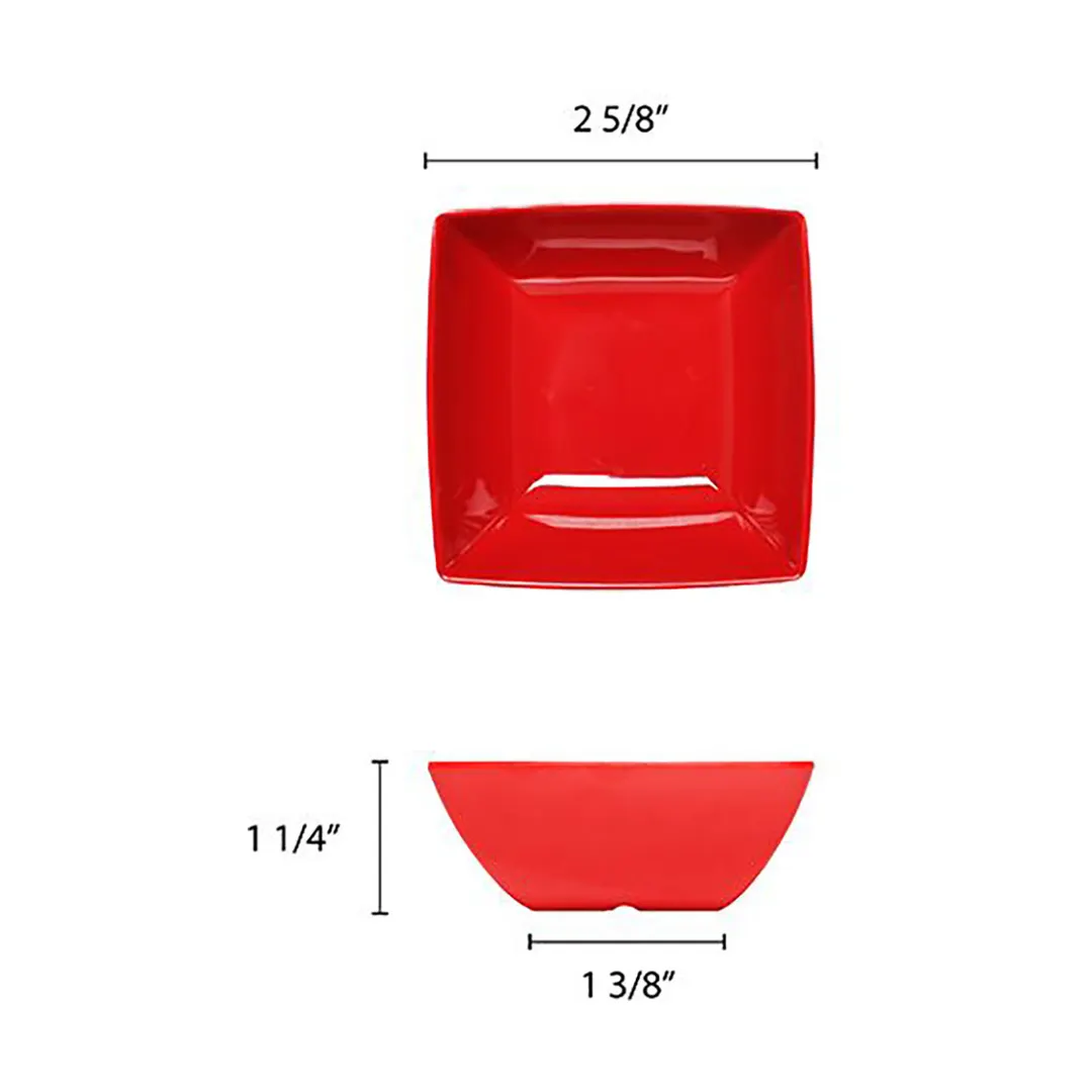 Thunder Group 69003PR Bowl, 2-1/2 Oz., 2-5/8"L X 2-5/8"W, 1-3/8" Deep - Dozen