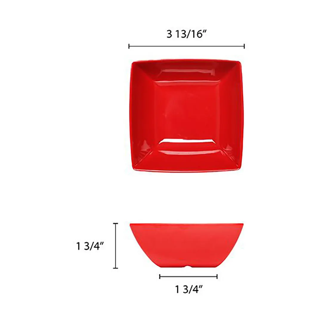 Thunder Group 69004PR Bowl, 8 Oz., 3-7/8"L X 3-7/8"W, 1-3/4" Deep - Dozen