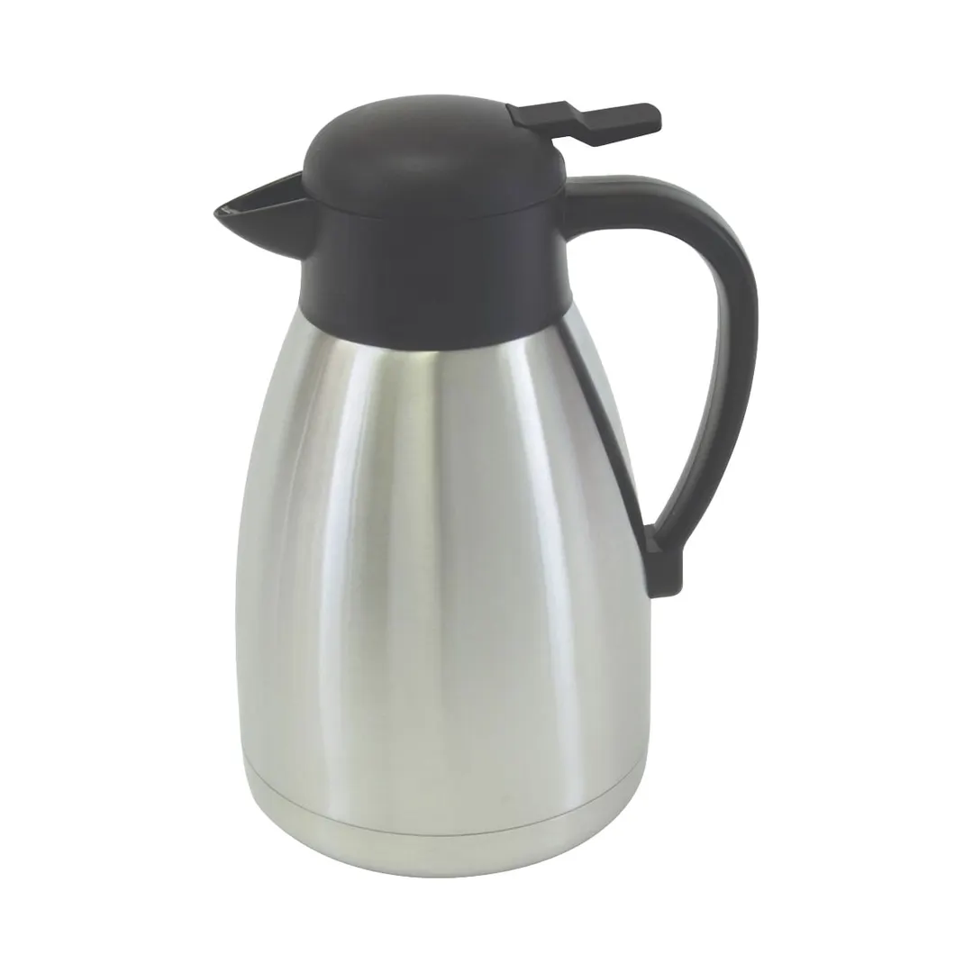 Thunder Group ASCS115 Coffee Server, 1.5 Liter (51 Oz.), Insulated, Push Button Top