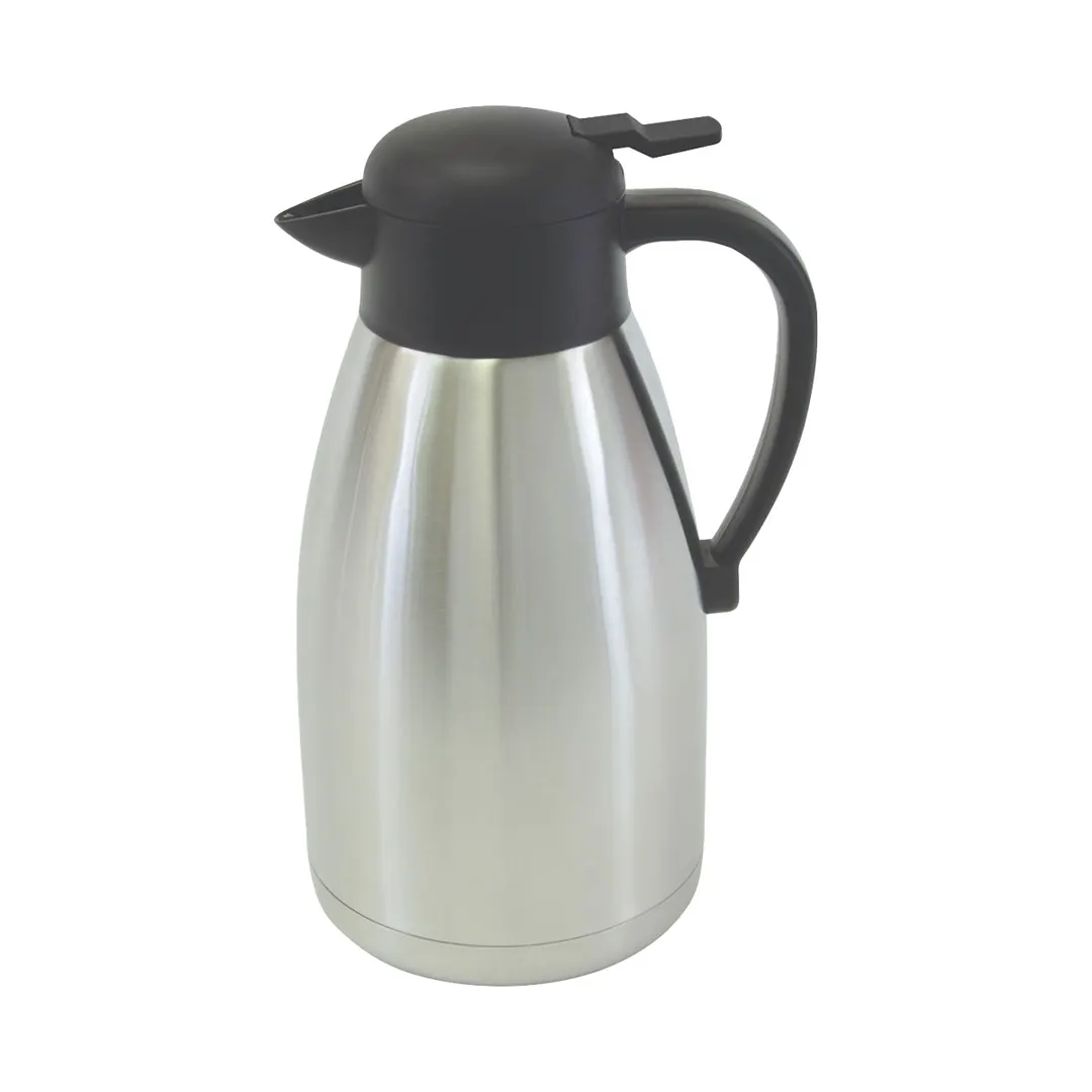 Thunder Group ASCS119 Coffee Server, 1.9 Liter (64 Oz.), Insulated, Push Button Top