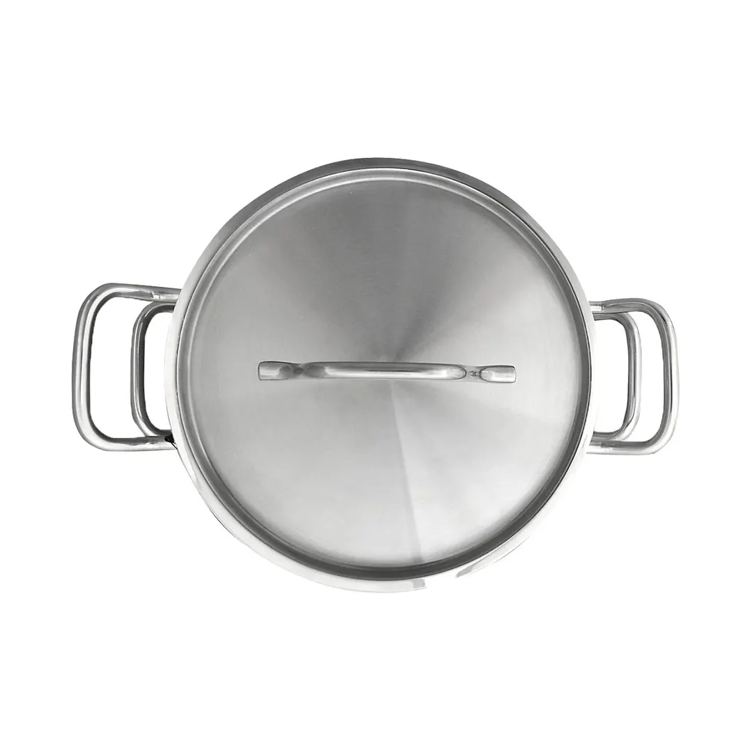 Thunder Group SLDB4008 Double Boiler, 3-Piece Set, 8 Qt, Outer Pan: 10" Dia. X 7-5/8" Height