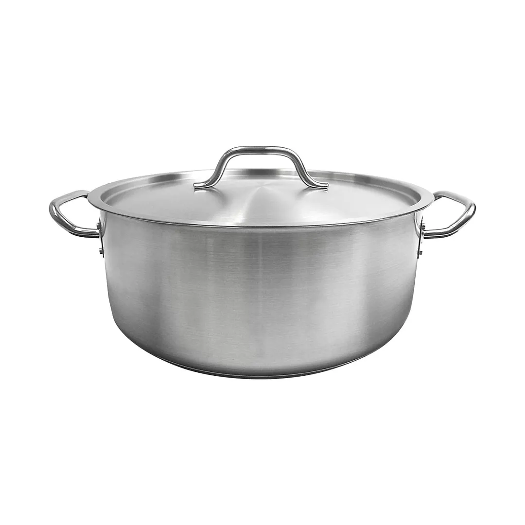Thunder Group SLSBP4015 Brazier Pot, 15 Qt, 15" Dia. X 5-3/4" Height, 2-3/8" Welded Handle