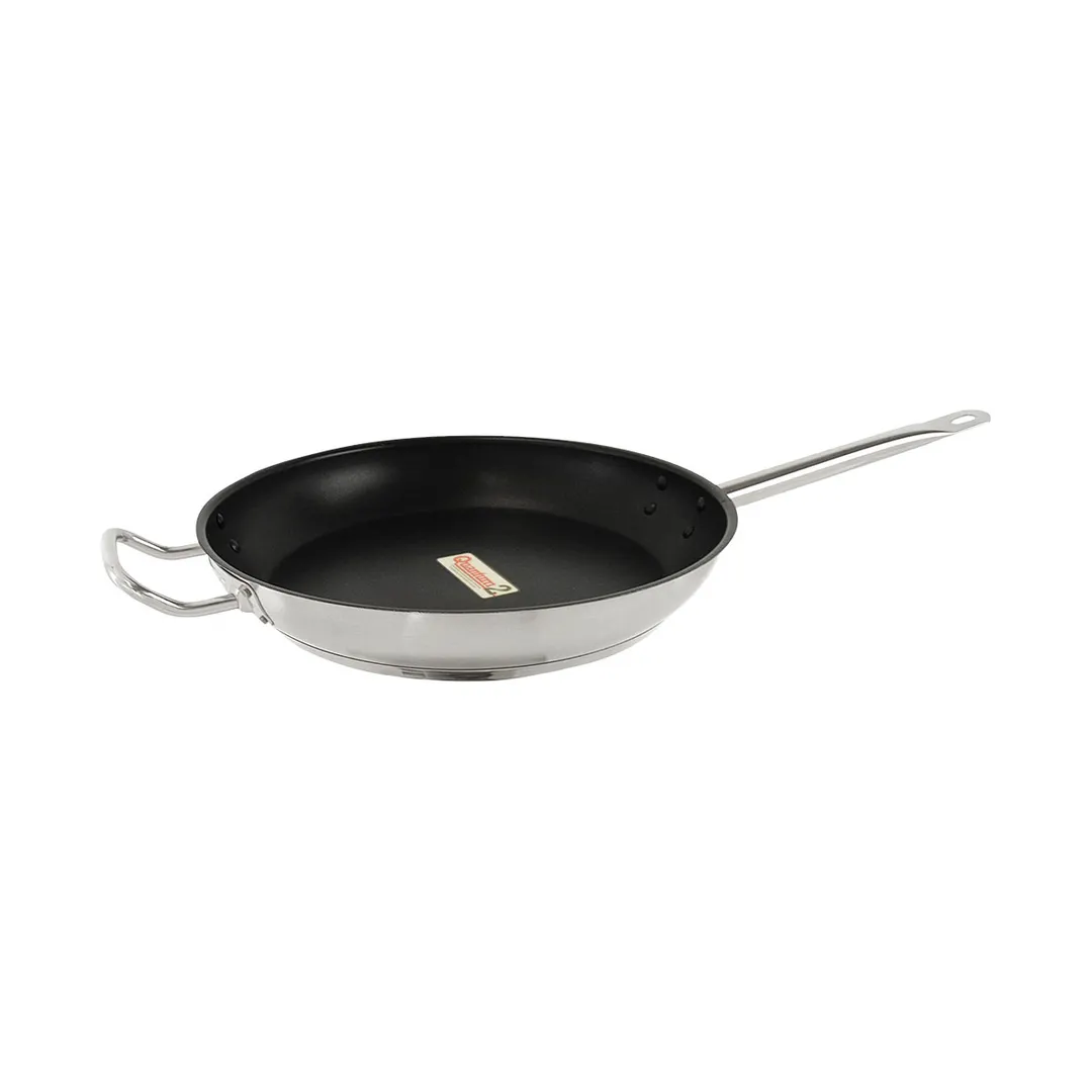 Thunder Group SLSFP4112 Fry Pan, 12" Dia. X 2-1/8" Height, 10-1/8" Welded Hollow Handle