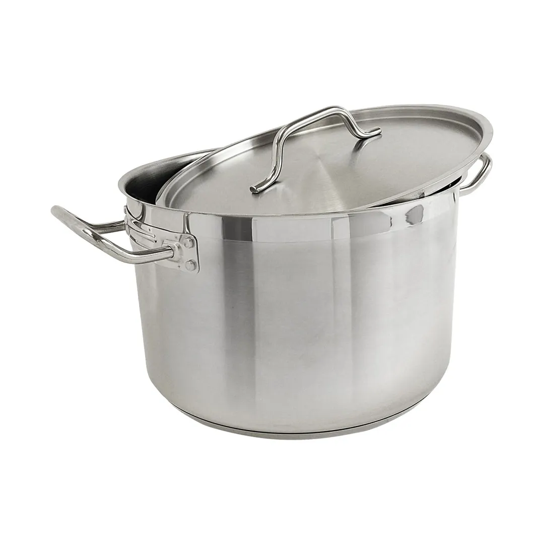 Thunder Group SLSPS4012 Stock Pot, 12 Qt, 11-5/8" Dia. X 7-3/8" Height, 2-3/8" Welded Handle