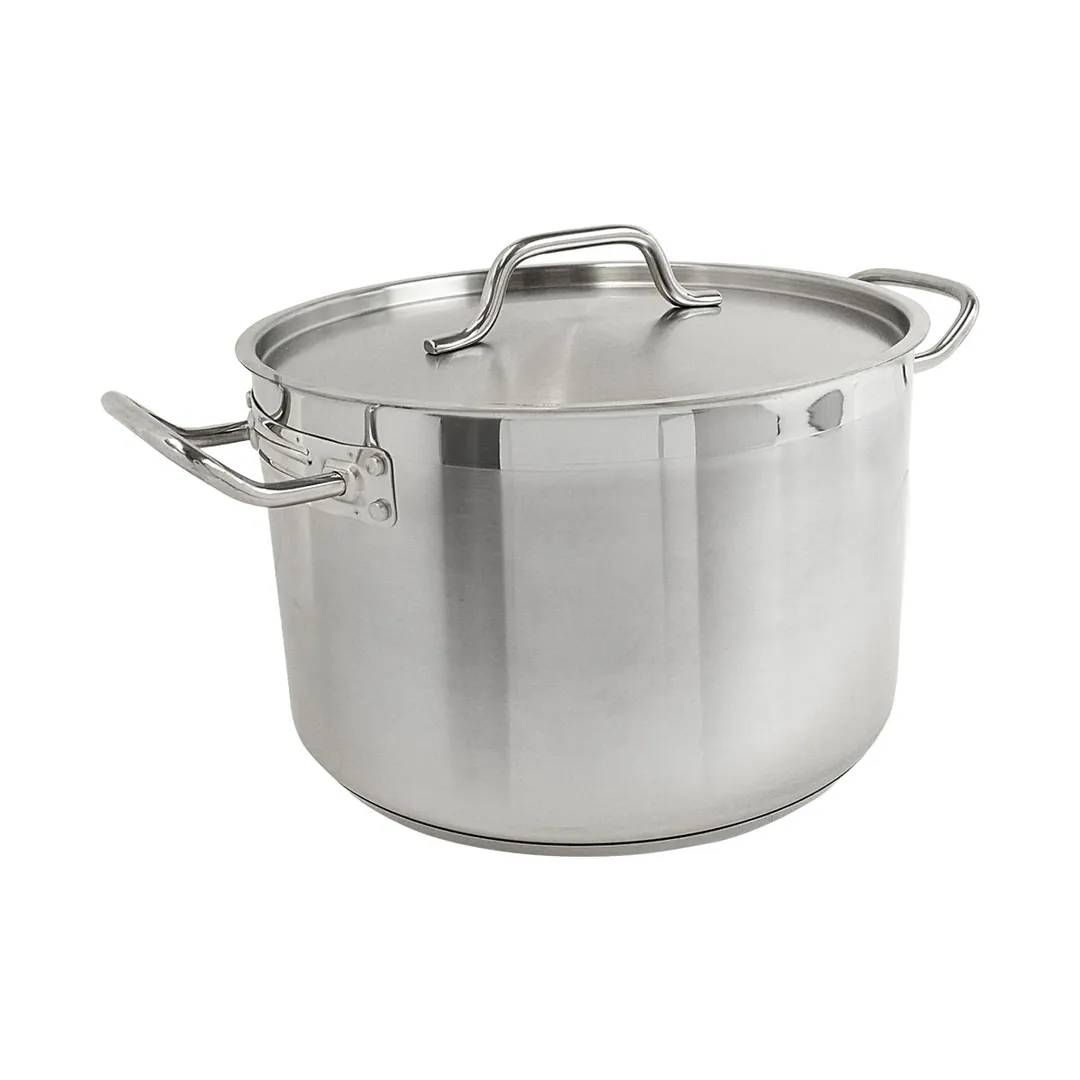 Thunder Group SLSPS4012 Stock Pot, 12 Qt, 11-5/8" Dia. X 7-3/8" Height, 2-3/8" Welded Handle