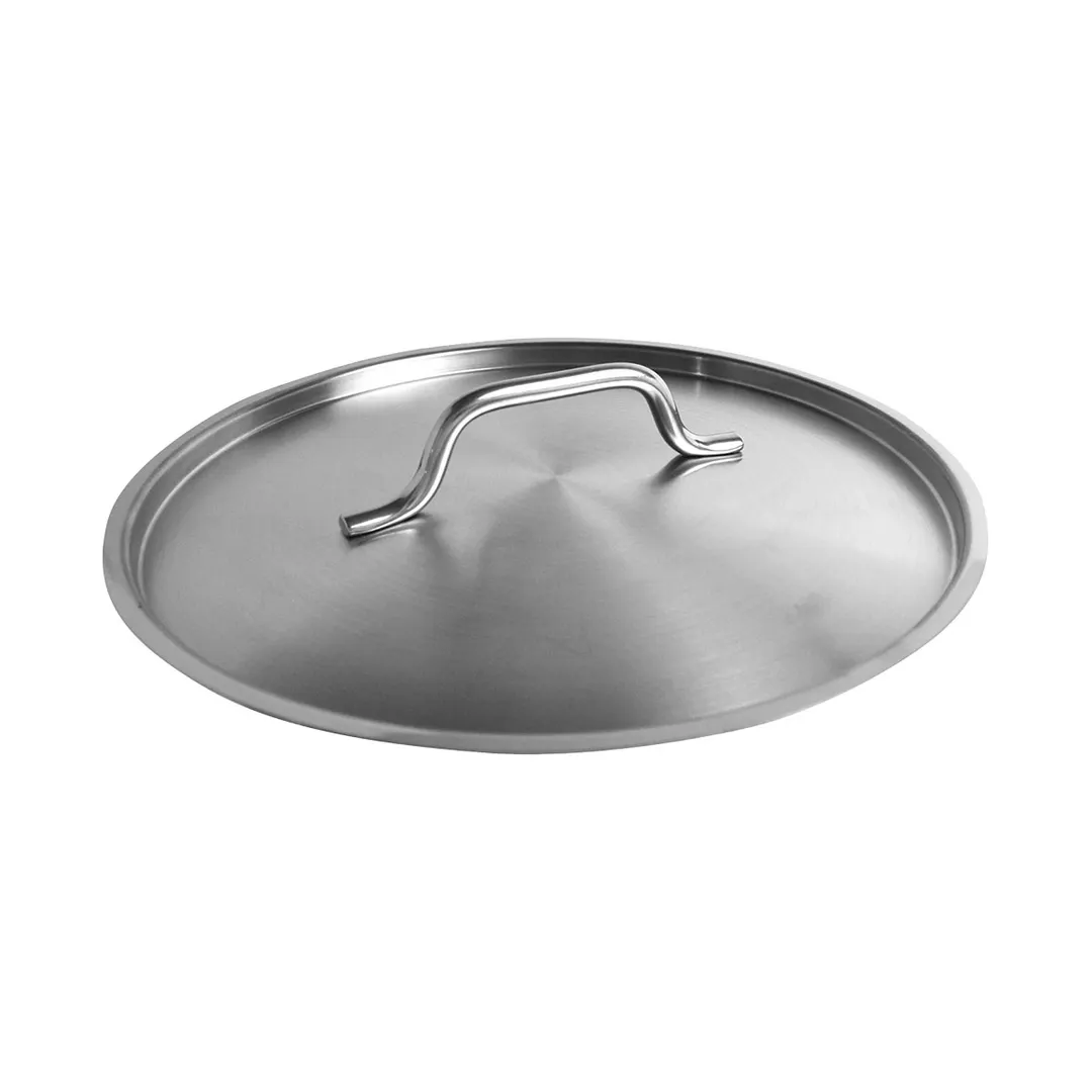 Thunder Group SLSPS4012C Stock Pot Lid, 11-5/8" Dia. X 1/2" Thickness, Fits SLSPS4012, Stainless Steel