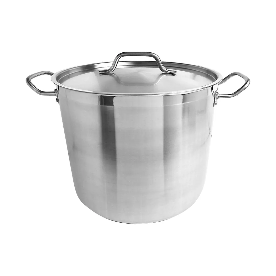 Thunder Group SLSPS4020 Stock Pot, 20 Qt, 12-3/8" Dia. X 10-1/2" Height, 2-1/2" Welded Handle