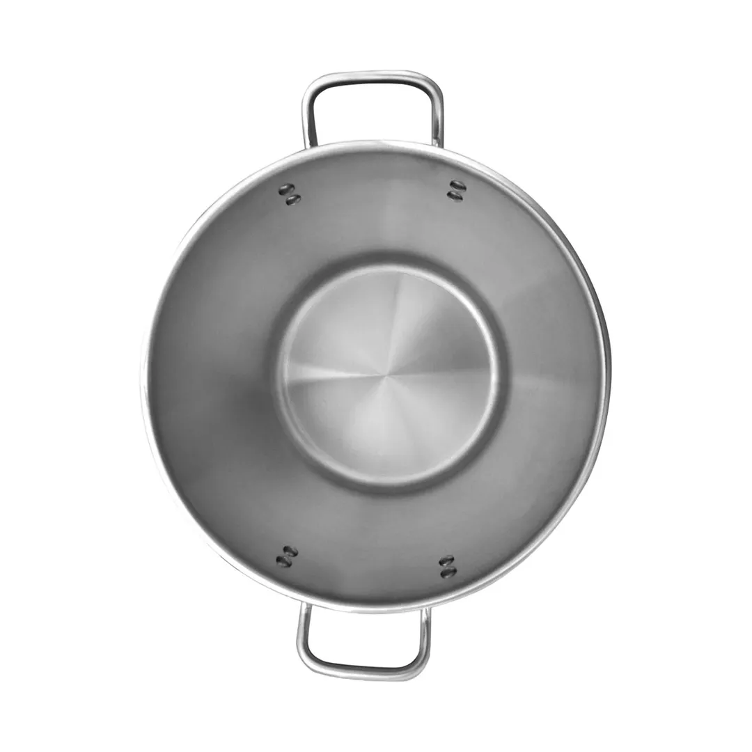 Thunder Group SLSPS4020 Stock Pot, 20 Qt, 12-3/8" Dia. X 10-1/2" Height, 2-1/2" Welded Handle