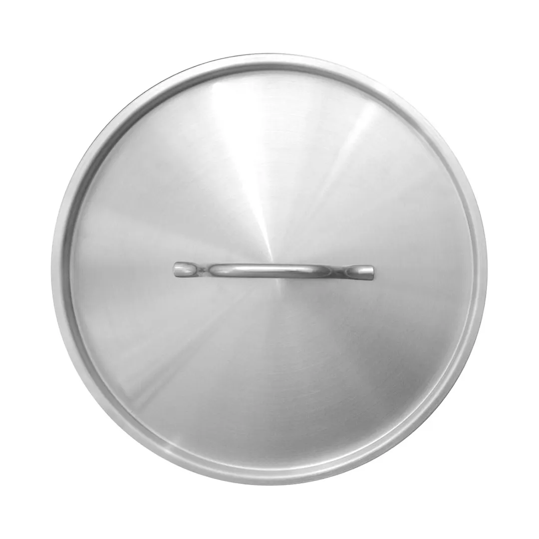 Thunder Group SLSPS4024C Stock Pot Lid, 14" Dia. X 5/8" Thickness, Fits SLSPS4024 & SLSAP4070, Stainless Steel