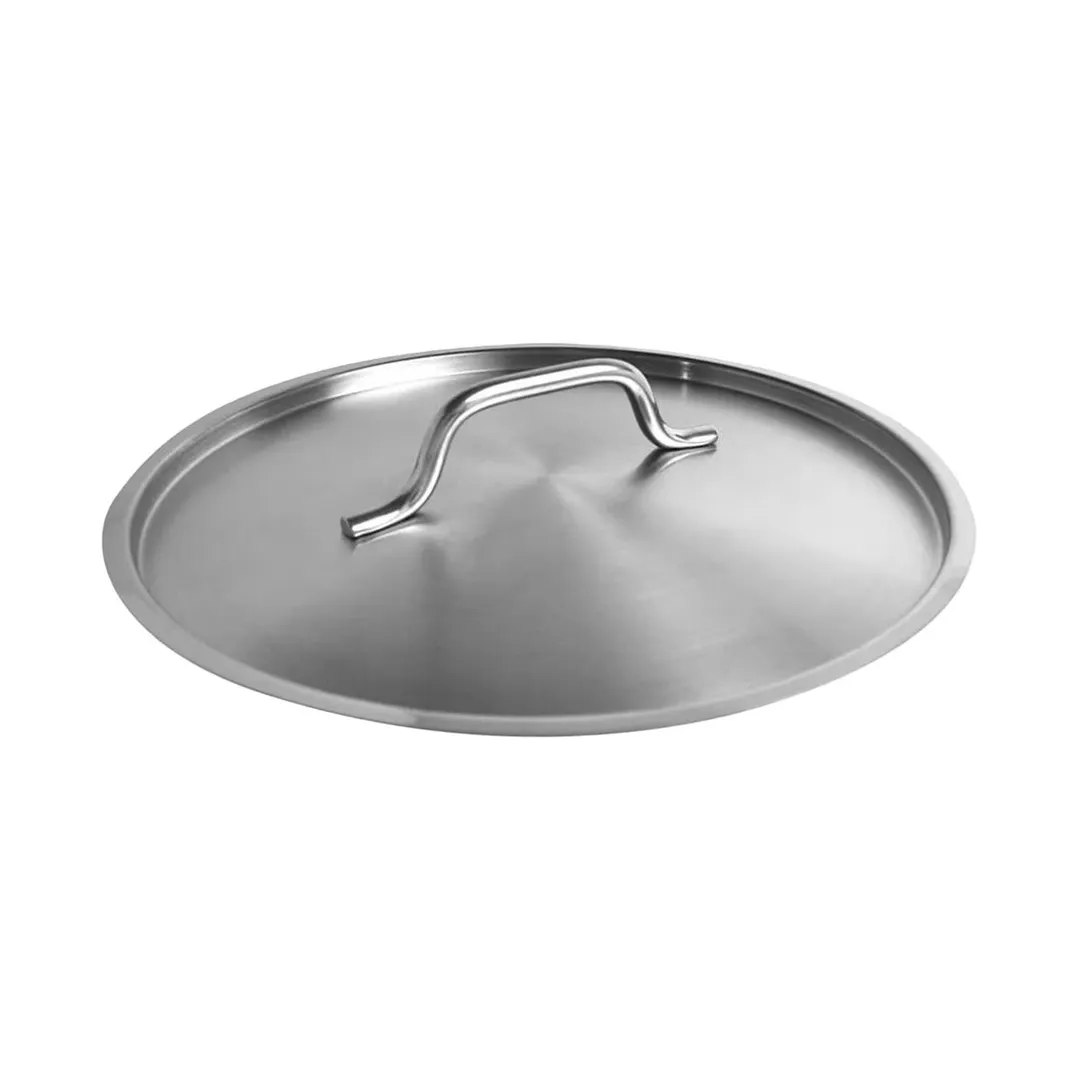 Thunder Group SLSPS4024C Stock Pot Lid, 14" Dia. X 5/8" Thickness, Fits SLSPS4024 & SLSAP4070, Stainless Steel