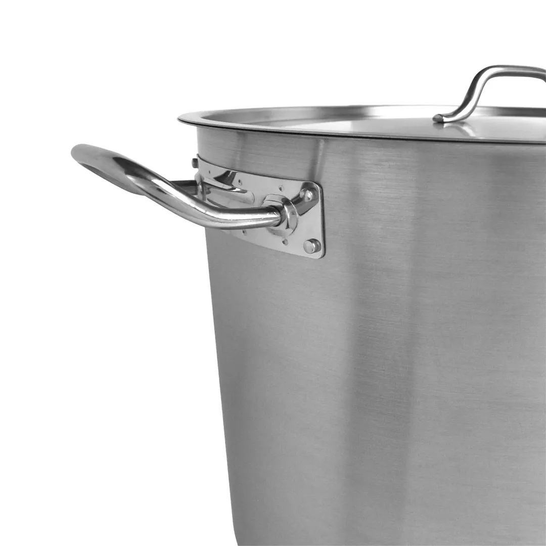 Thunder Group SLSPS4060 Stock Pot, 60 Qt, 18-1/2" Dia. X 14-3/8" Height, 2-3/8" Welded Handle