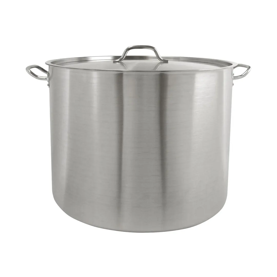 Thunder Group SLSPS4080 Stock Pot, 80 Qt, 20-3/8" Dia. X 16" Height, 2-3/8" Welded Handle