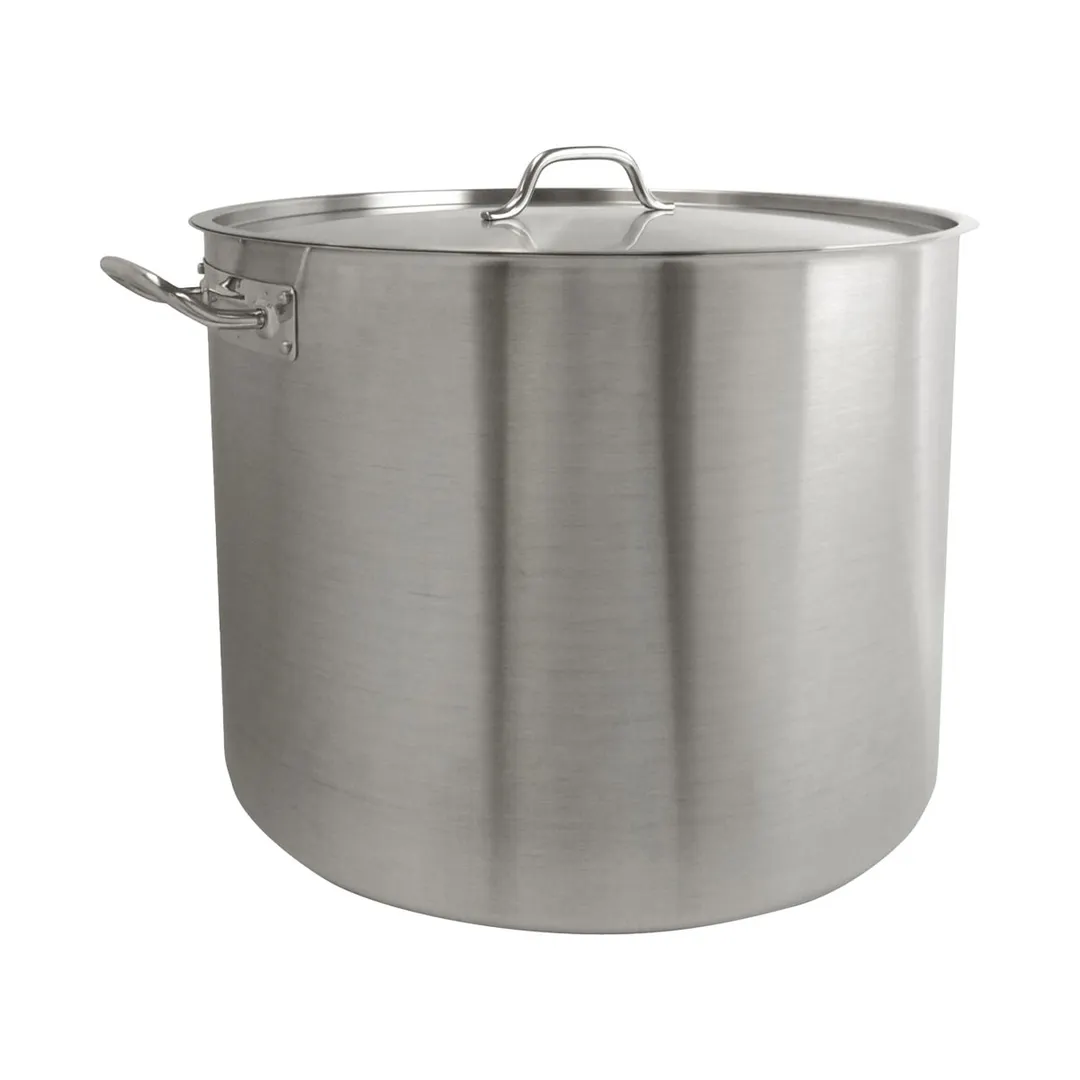 Thunder Group SLSPS4080 Stock Pot, 80 Qt, 20-3/8" Dia. X 16" Height, 2-3/8" Welded Handle