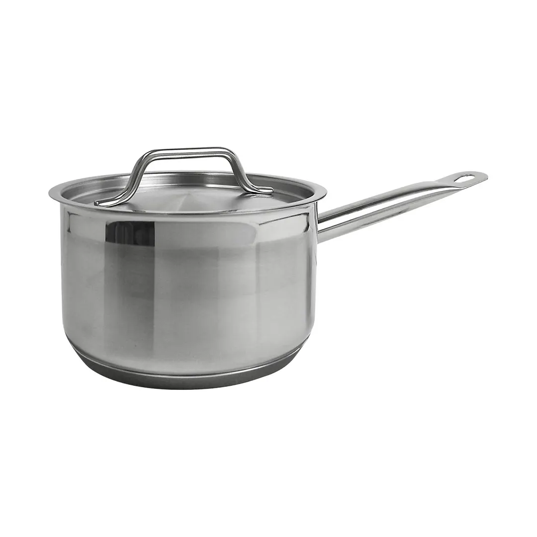 Thunder Group SLSSP4020 Sauce Pan, 2 Qt, 7" Dia. X 4" Height, 7-1/4" Welded Hollow Handle