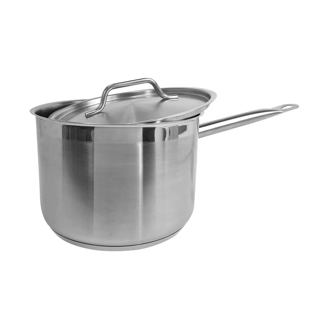 Thunder Group SLSSP4045 Sauce Pan, 4-1/2 Qt, 8-3/8" Dia. X 5-3/4" Height, 7-7/8" Welded Hollow Handle