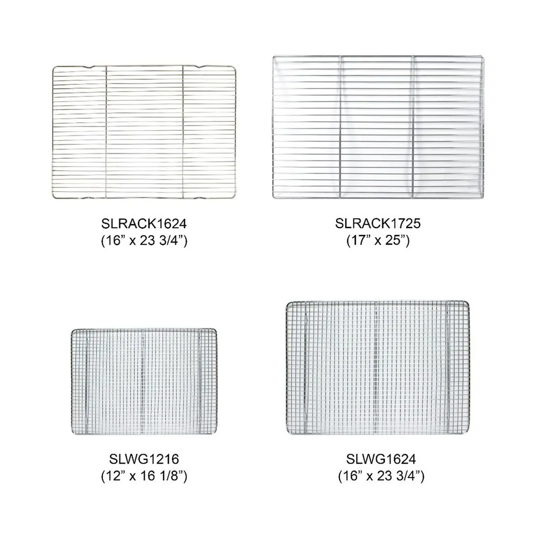 Thunder Group SLWG1622 Icing/Cooling Rack, 16" X 22", With Built-In Feet, Wire