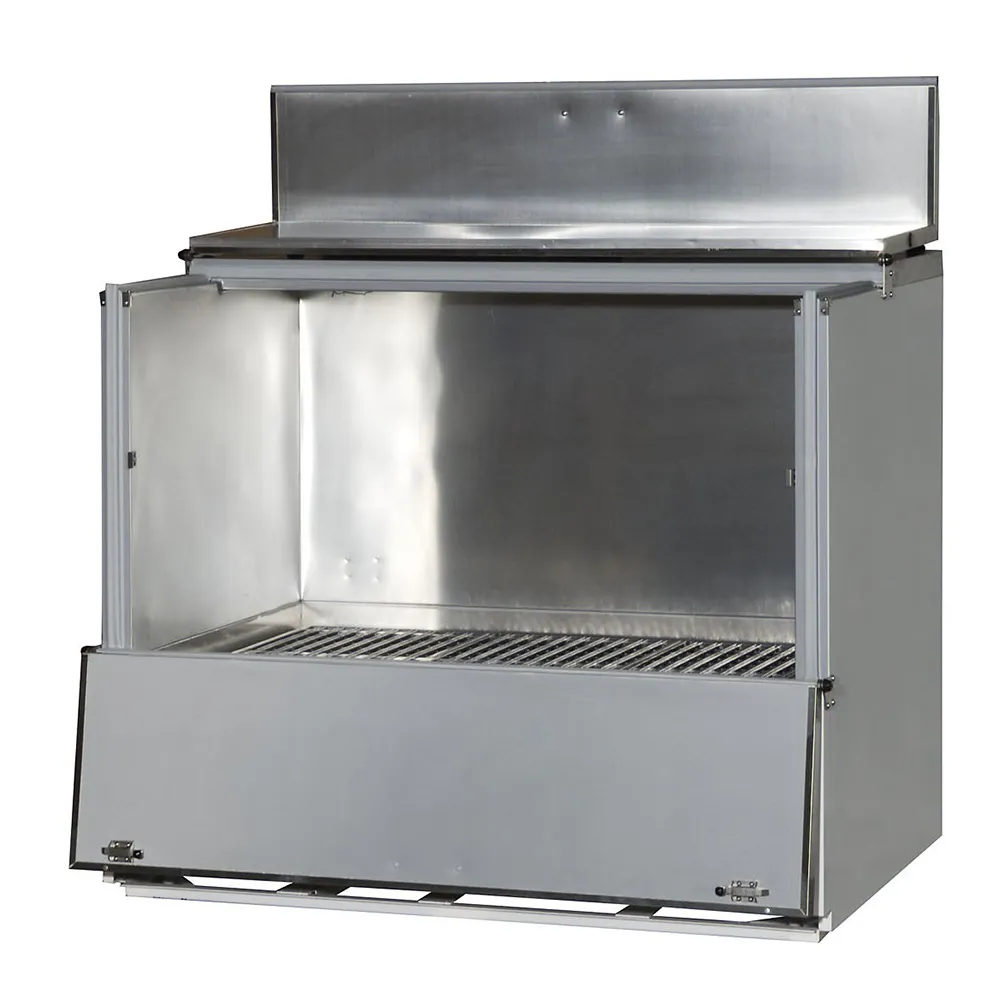 Powers 569 Milk Case Cooler, 47" Wide, 16.7 Cu ft, 12×13" Crates, Access, White, R290, 115V 1/5 HP