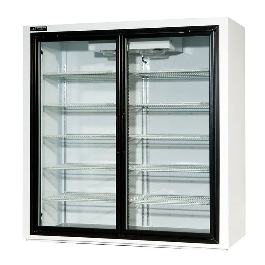 Powers BR70SD Beverage Cooler, two-section, 70"W, 70.0 cu. ft.