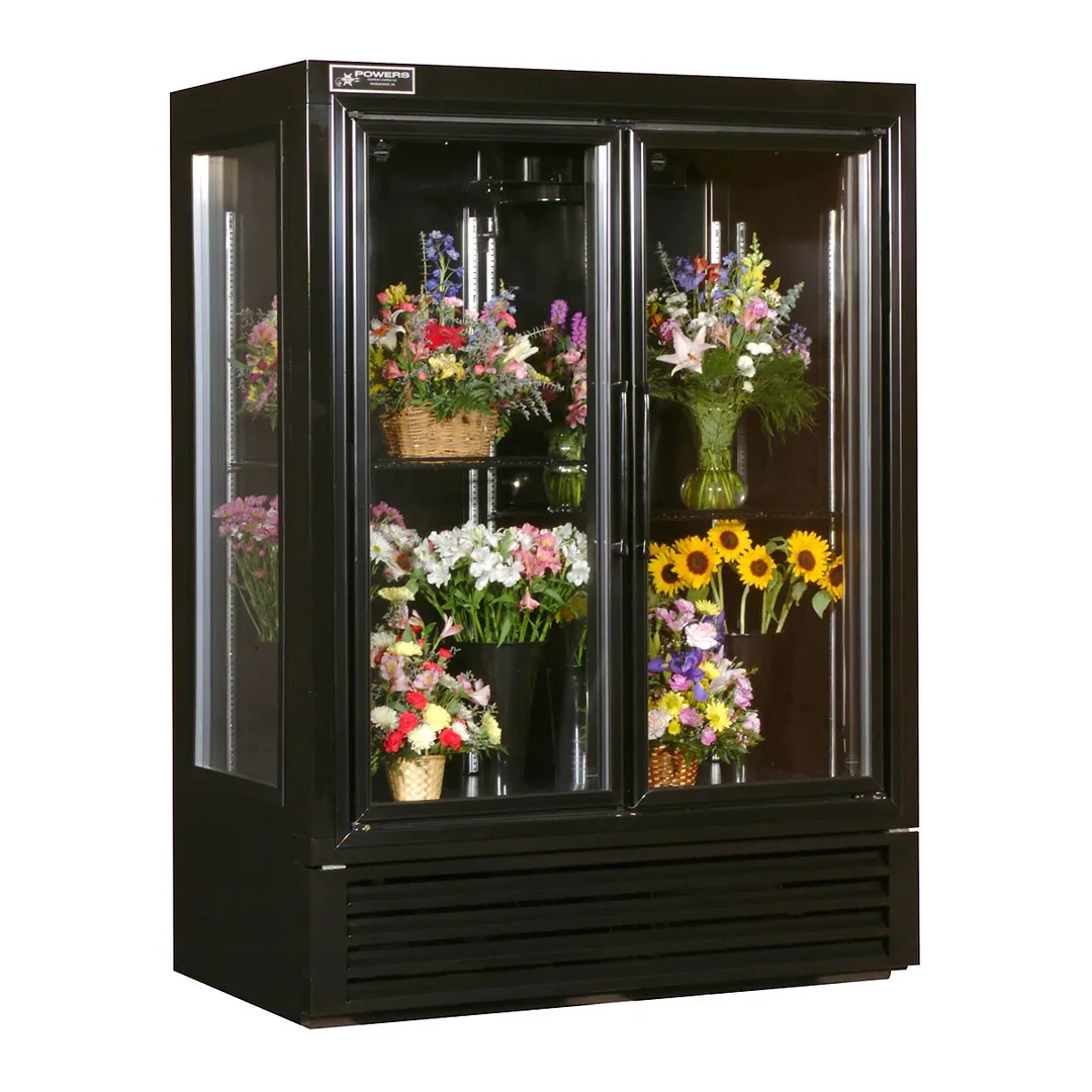 Powers FS52SDHC Floral Cooler – Two‑Section 52" W, 41 cu ft