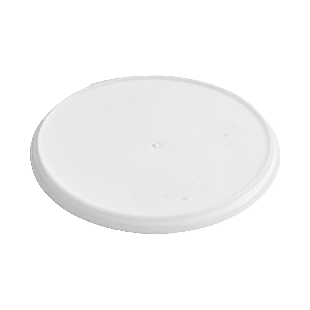 Cambro CLRSB9148 CamLid Reusable 9-Oz Bowl Cover, White, NSF Certified, Made in USA - 240/Case