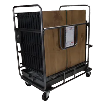 Forbes Industries 3298 Utility Dolly, 15'x15' Panel Capacity, Powder-Coated Finish