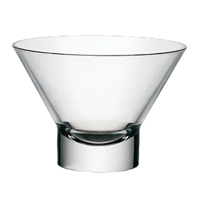 Steelite 4945Q421 Dessert Dish, 13 oz Stemless, 5.25" x 3.5", Non‑Tempered Soda Lime Glass - 1 Dozen
