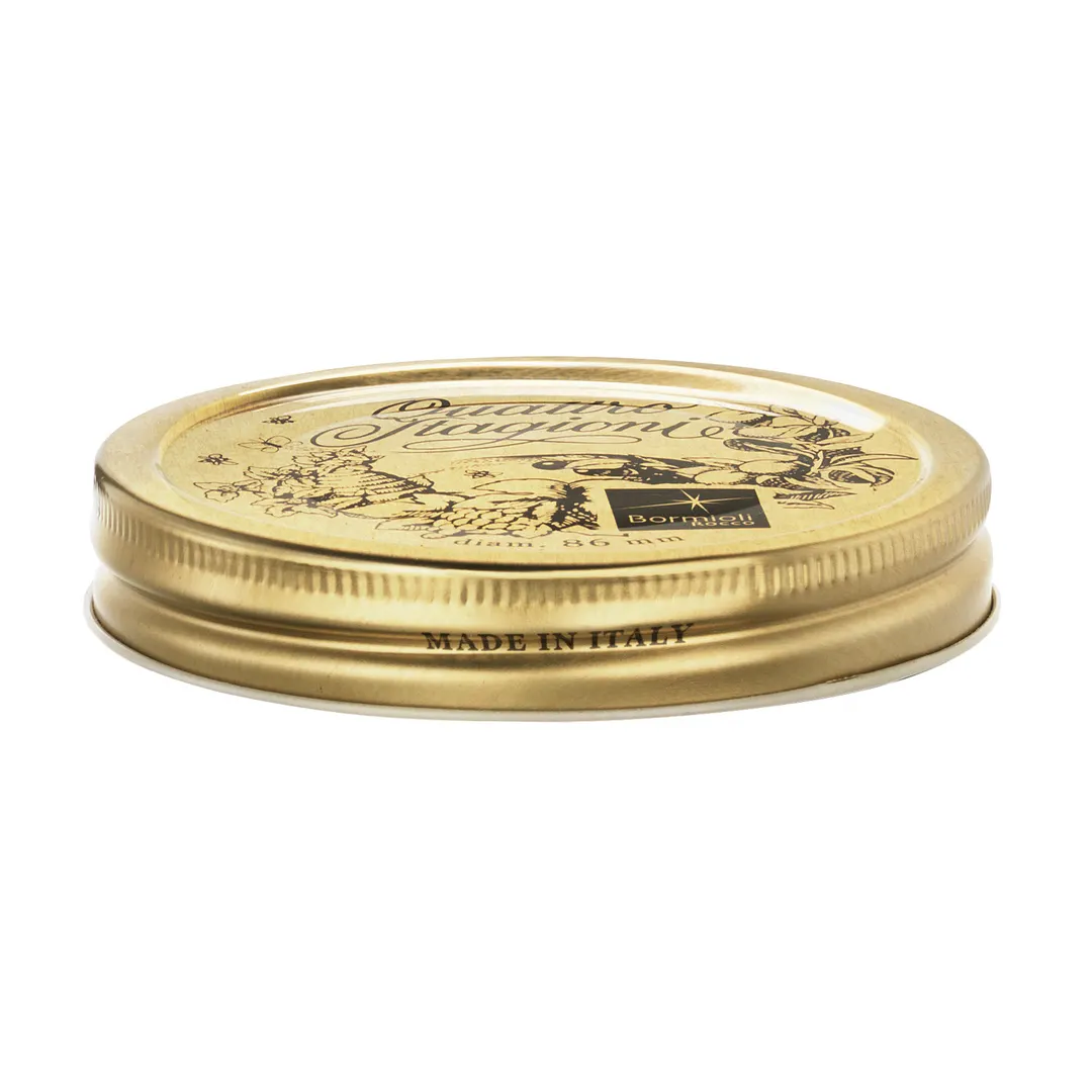 Steelite 4951Q499 Replacement Lid Quattro Stagioni, Bormioli Rocco Metal, Gold Steel - 1 Dozen