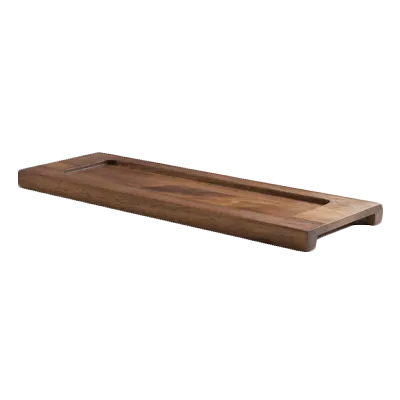 Steelite 6525T186 Flight Paddle, 13.875" x 4.625" Wood Underliner, Beer/Wine, Hand Wash - 1 Dozen