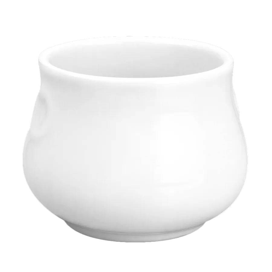 Steelite 6633V579 Custard Cups, 2" Round Porcelain Pot, 3 oz Capacity, Oven Safe to 660°F - 1 Dozen