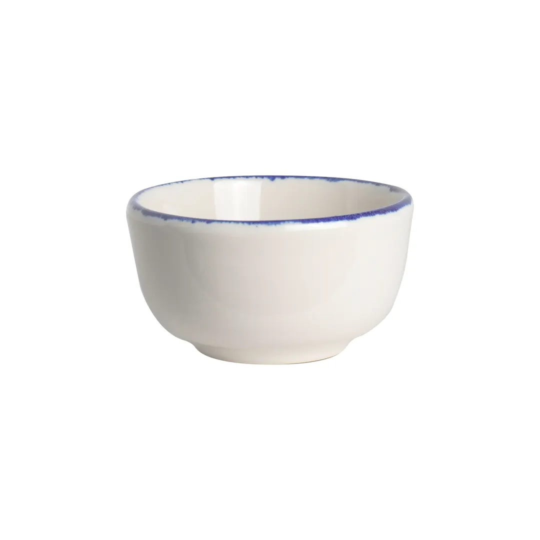 Steelite DCI454CBDW - 8 oz Custard Cup, 4" x 2-1/4" H, Ceramic, Dapple/White, Oven Safe - 1 Dozen