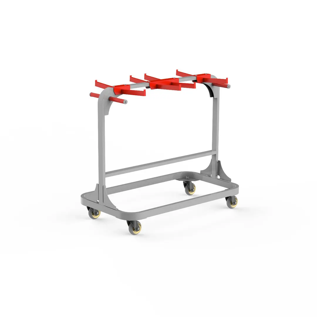 Steelite MGSSCTPS0601 Mogogo Buffet Solutions Clix/Polo Leg Transfer & Storage Cart