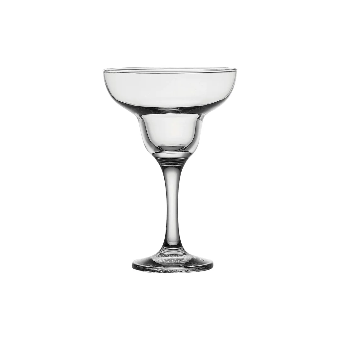 Steelite P44386 Margarita Glass, 10 oz, Stem Non-Temp Soda Lime, 6.5" H, 4.5" M/T, 2.75" B - 1 Dozen