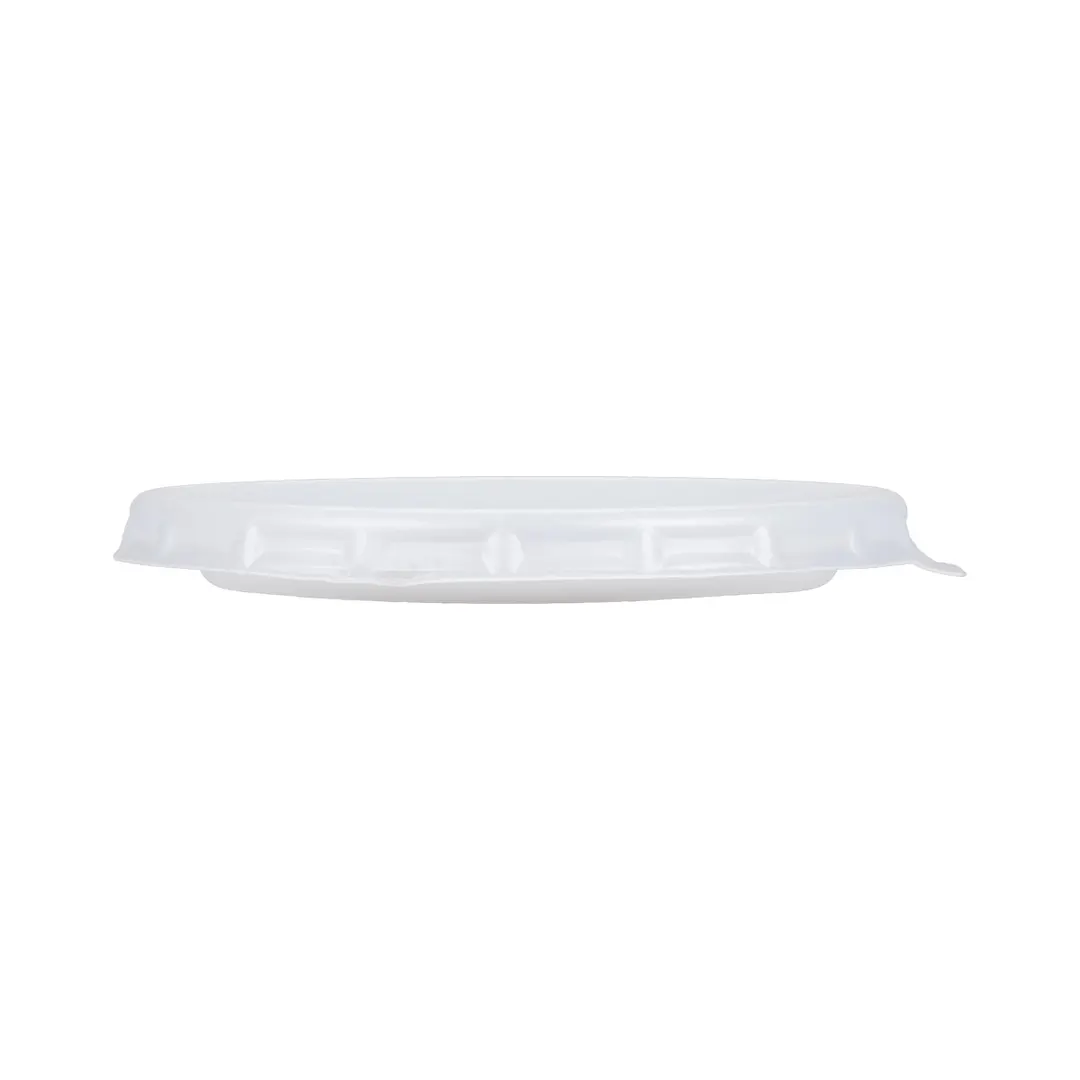 Cambro CLAM8B5S190 CamLid Cup Lids, Clear, Straw Slot, Fits HT16CW & LT16 Tumblers - 2000/Case