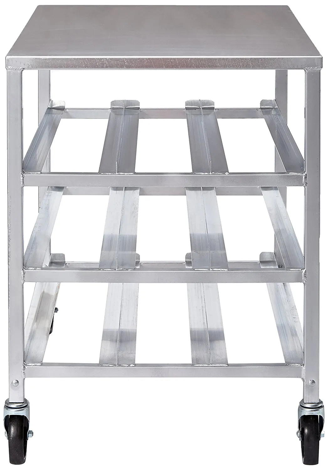 Channel CSR-3MA Mobile Can Storage Rack, Aluminum, 25.75W x 35.25D x 34H, 54 #10 Cans