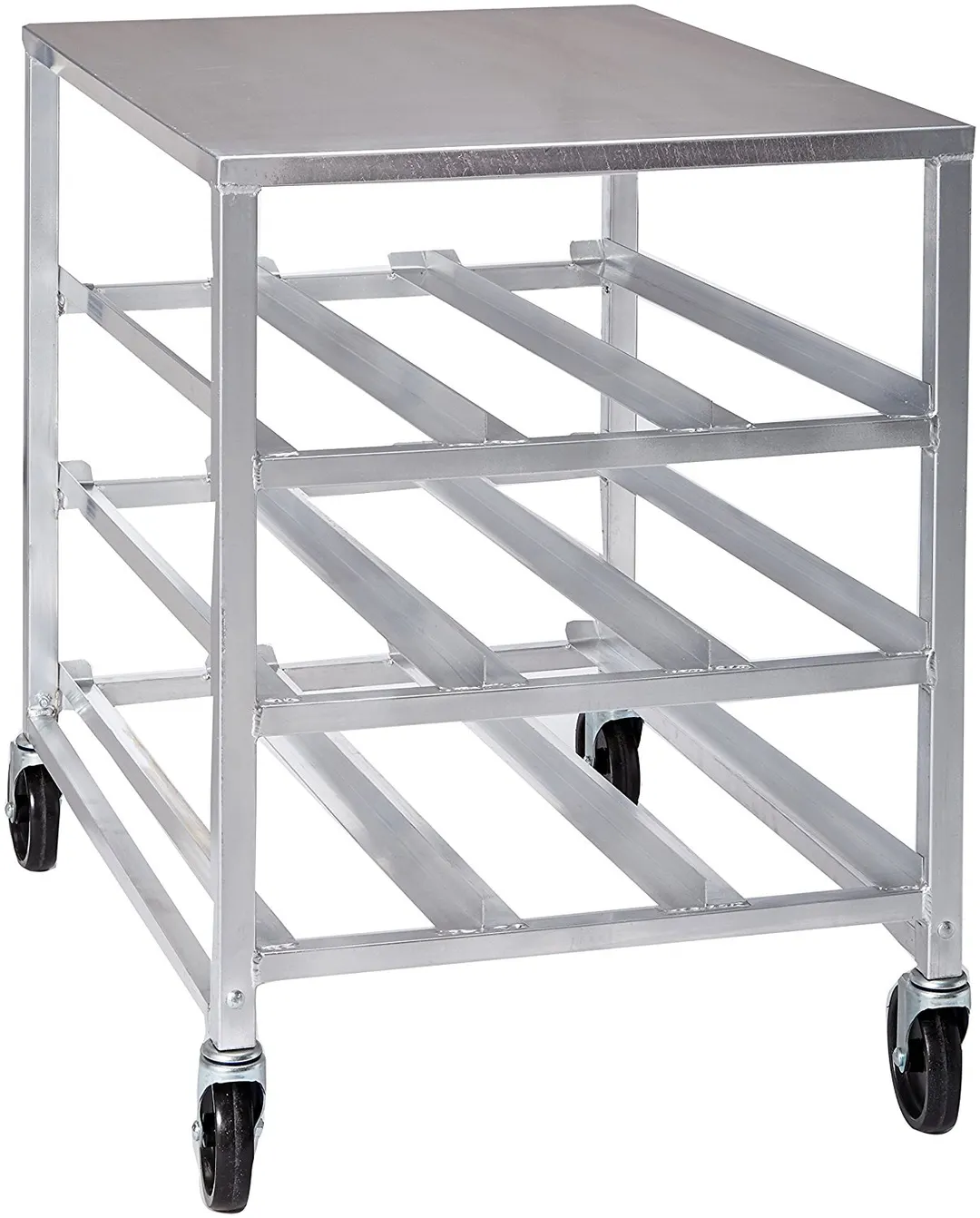 Channel CSR-3MA Mobile Can Storage Rack, Aluminum, 25.75W x 35.25D x 34H, 54 #10 Cans