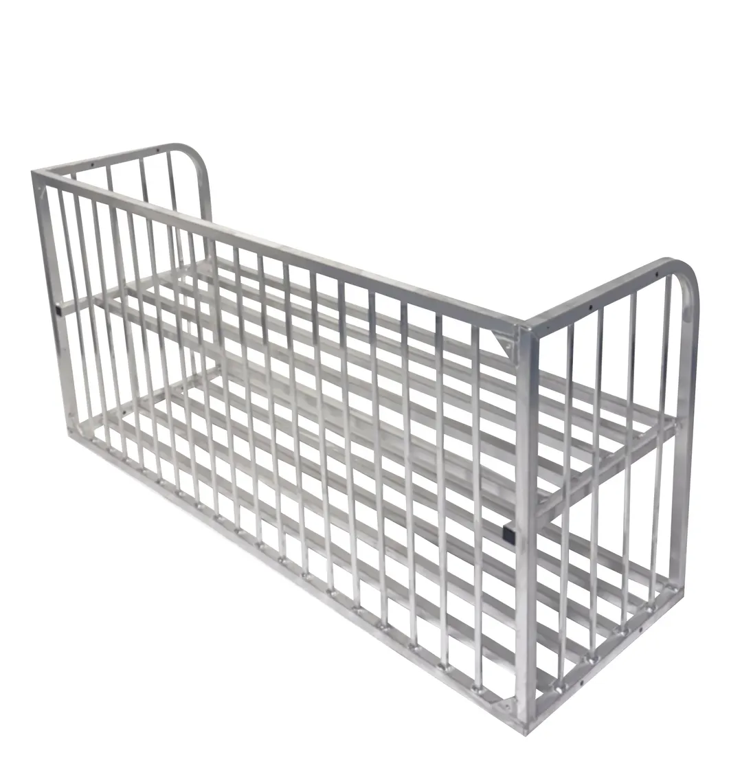 Channel BWA-5W-2SH Boat Rack, Wall Mounted, 2-Shelf, 60"W x 20"D x 29"H, Aluminum Construction