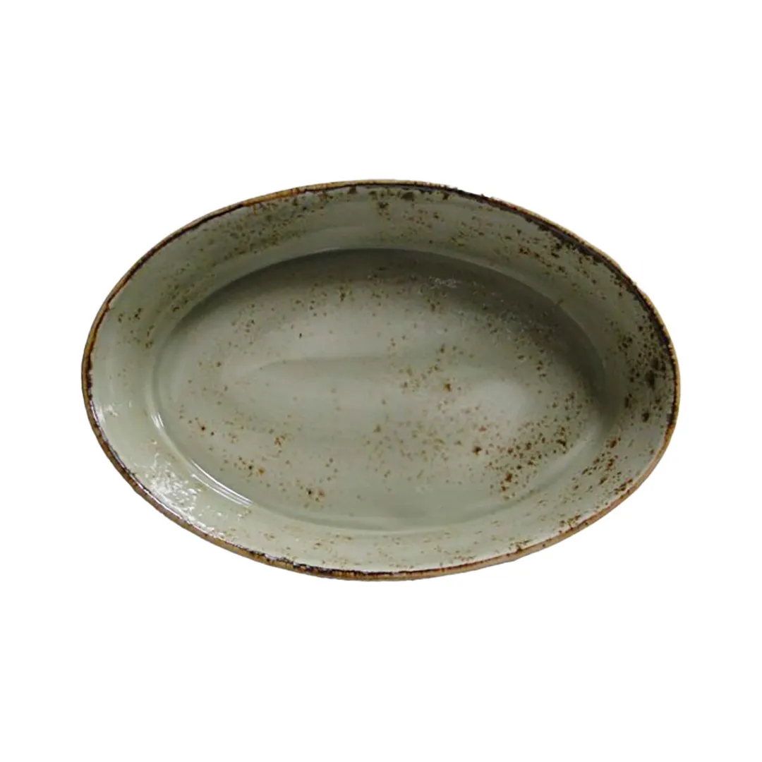 Steelite 11310326 - Oval Baking Dish, 1.625 Qt, 11" x 7.5" x 2.125", Ceramic, Safe 530°F - 6/Case