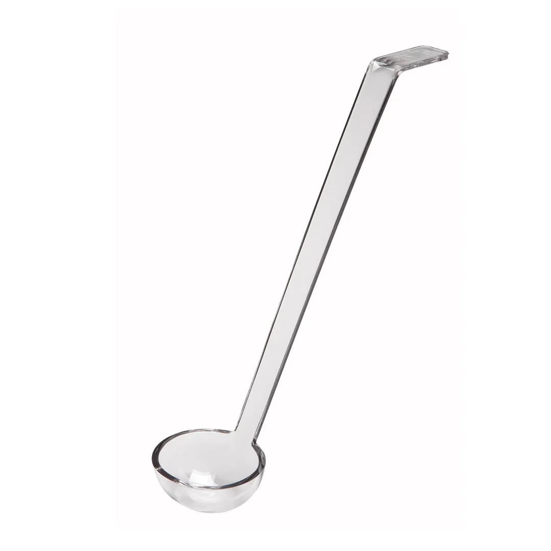 Cambro LD105135 - 10-9/16" Clear Polycarbonate Ladle, 1 oz, NSF, Made in USA