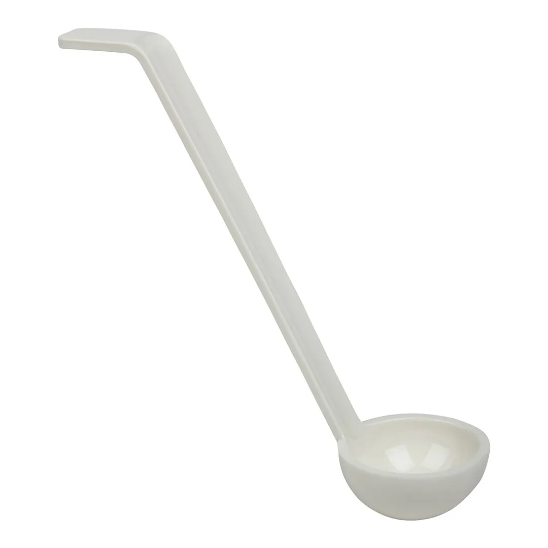 Cambro LD85148 - 8-1/2" White Polycarbonate Ladle, 3/4 oz, NSF