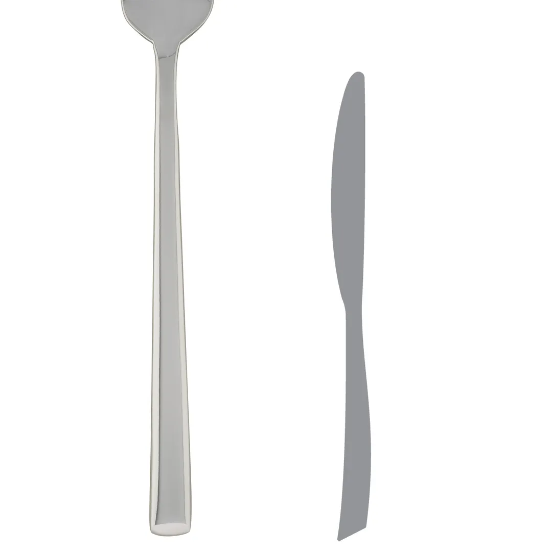 Steelite 5506J051 Dessert Knife, 8.5" Handle, 13/0 Stainless Steel, La Tavola Yuki - 1 Dozen