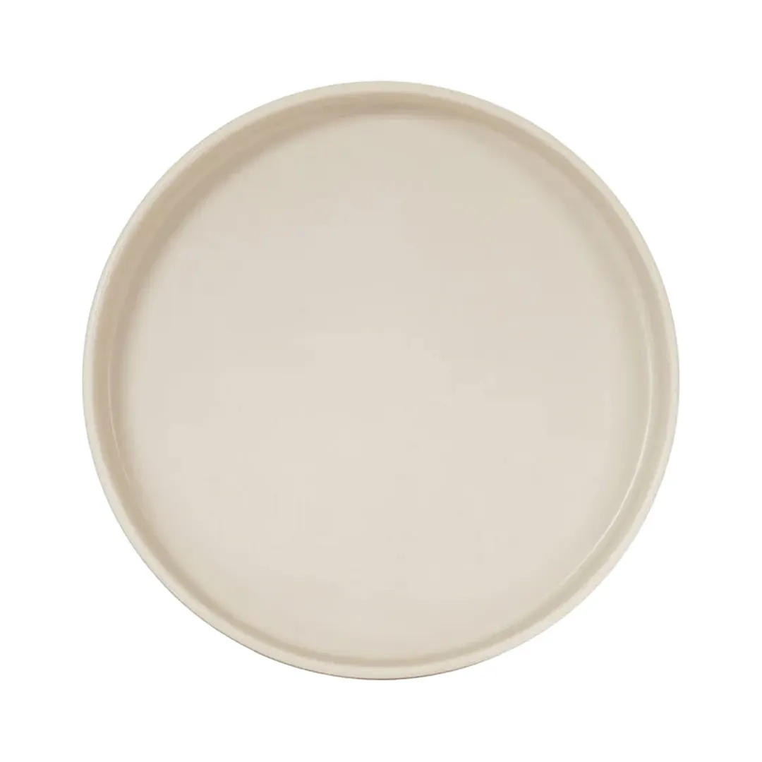 Cal-Mil 22017-6-103 Hudson Plate, 6" Dia. X 1"H, Round, Stackable