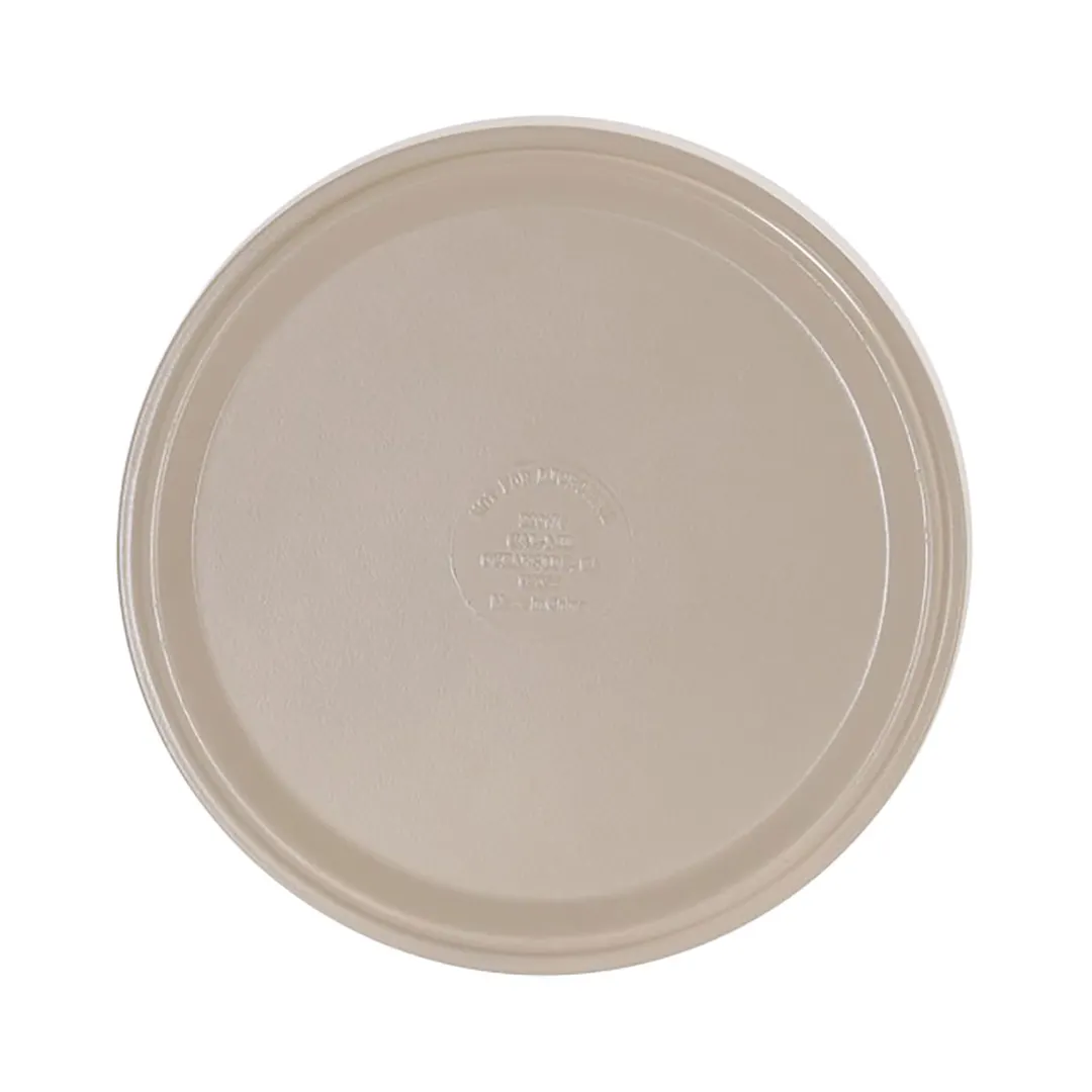 Cal-Mil 22017-6-125 Plate – 10" Round Melamine, Taupe, 6" Dia x 1" H, Stackable, Dishwasher Safe