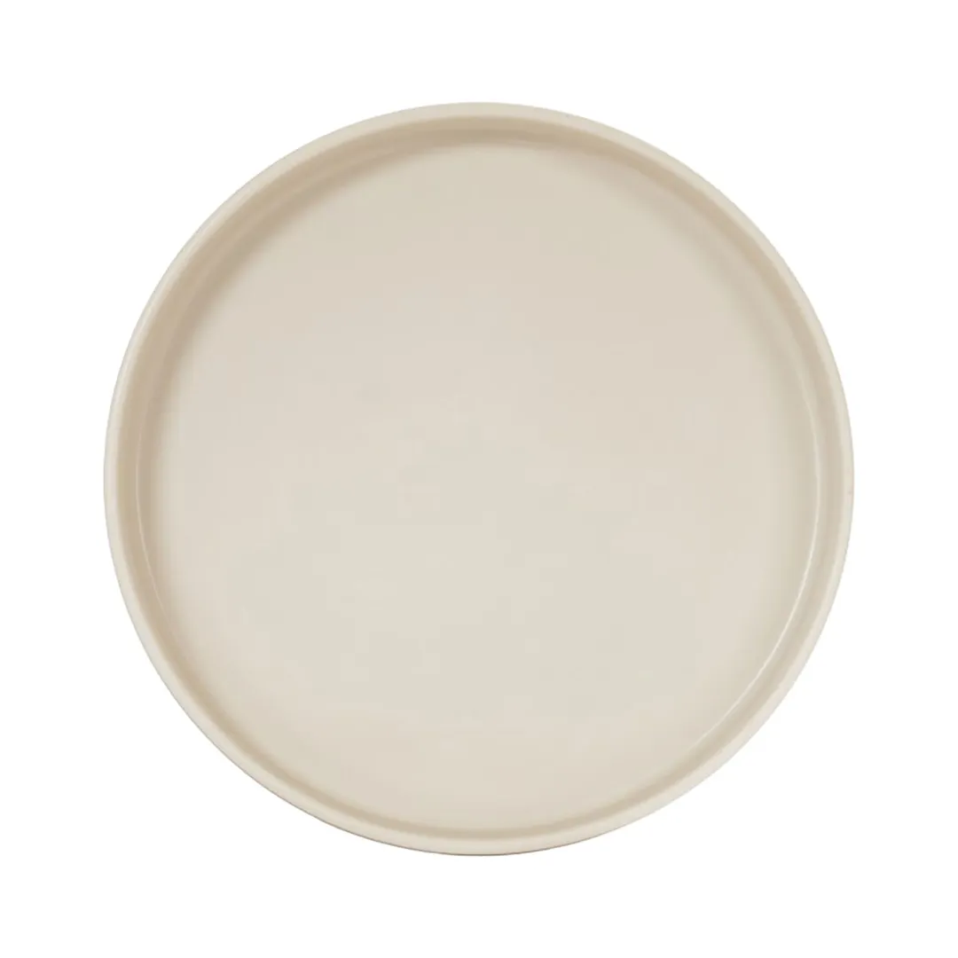 Cal-Mil 22017-8-103 Hudson Plate, 8.25" Dia. X 1.5"H, Round, Low Rim