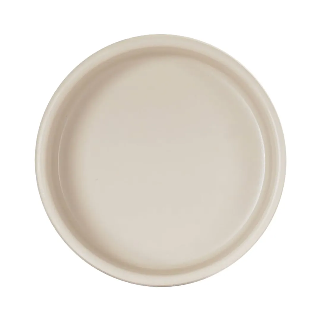 Cal-Mil 22027-103 Hudson Ramekin, 4" Dia. x 1.5"H, Ivory Melamine, Dishwasher Safe