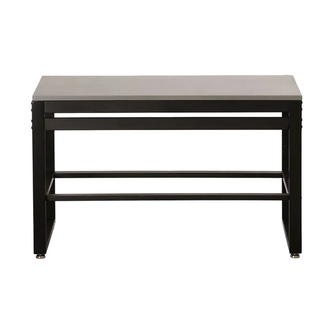 Cal-Mil 22350-38-83 Display Table, 35"W x 18"D x 27-7/8"H, Nesting Ashwood Finish