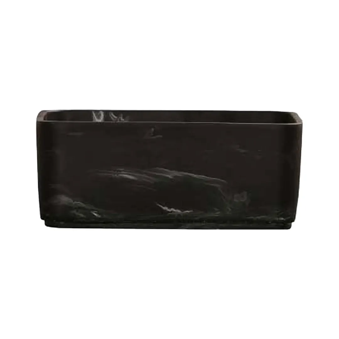 Cal-Mil 23739-12-124 Bowl, 12"W X 12"D X 3.25"H, Square, Resin