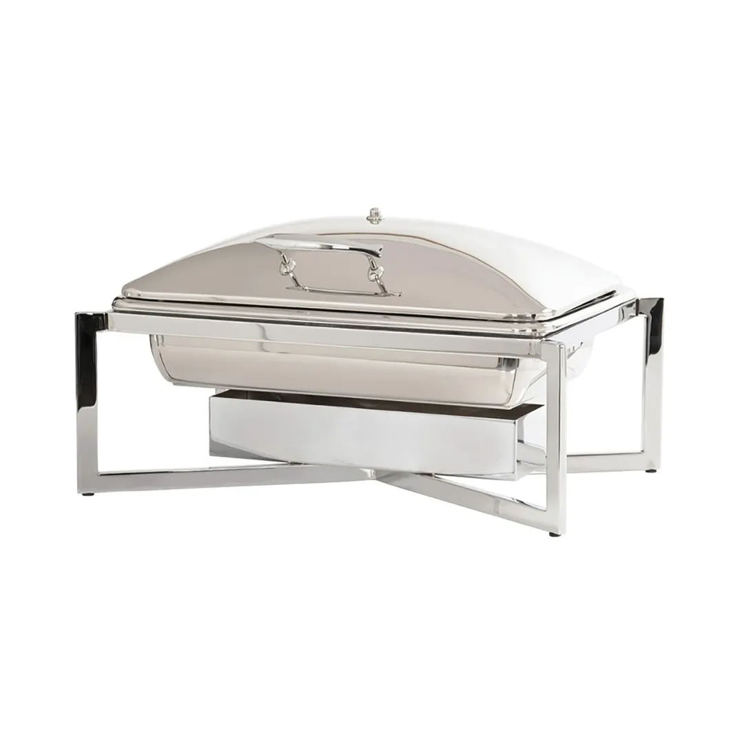 Cal-Mil 23807-49 Chafing Dish Heater, 24.25"W x 15.25"D x 12"H, Chrome-Plated, Soft Lid - Buffet