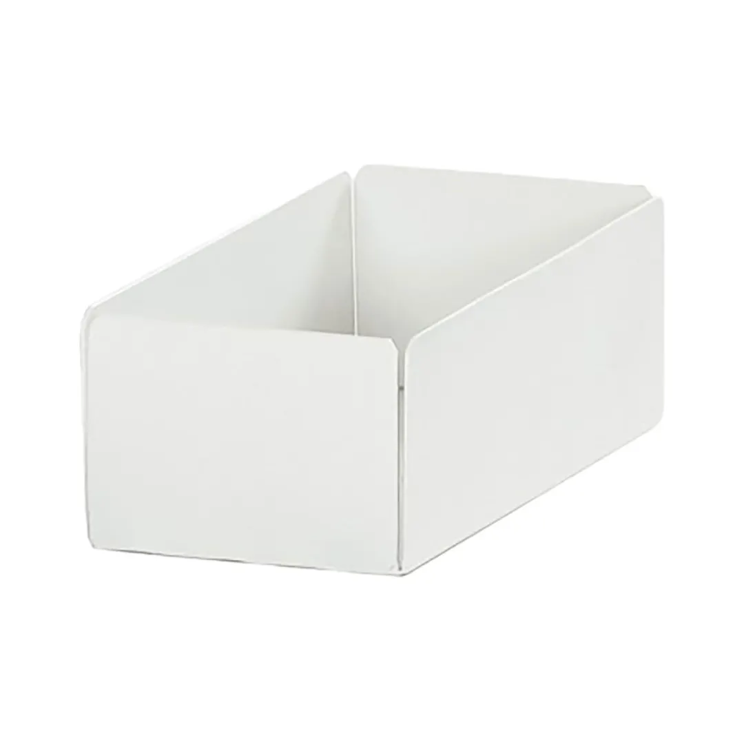 Cal-Mil 23827-15 Juno Condiment Holder, 4.5"W X 2.25"D X 1.5"H, White Powder-Coated Metal