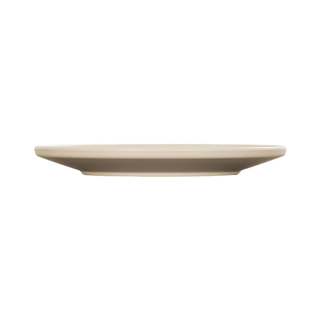 Cal-Mil 24112-7-125 Nova Melamine Plate, 7" Diameter x 1" Height, Round Flat, Taupe Brown