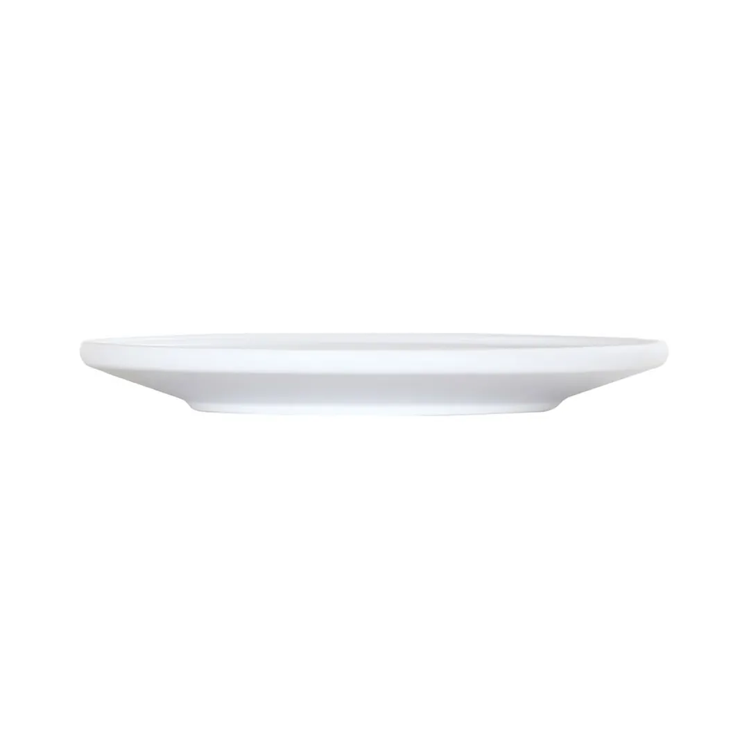 Cal-Mil 24112-7-15 Nova Plate – 7" Diameter x 1" Height, White Round Flat Melamine Dinner Plate